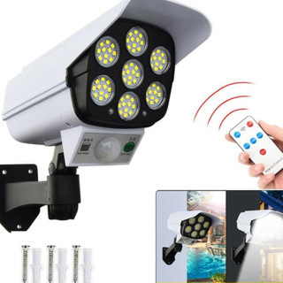 Đèn Mô Hình Camera Chống Trộm, Tích Điện Năng Lượng Mặt Trời, Đèn Năng Lượng Mặt Trời