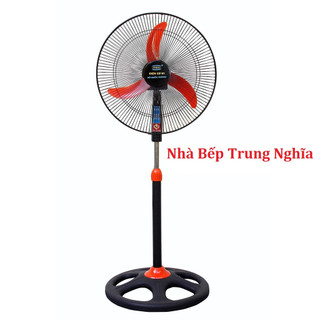 Quạt cây đứng công nghiệp điện cơ 91 QĐ-CN450F Bộ Quốc Phòng, cánh cam, sải 45cm