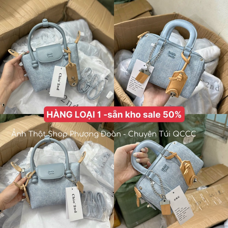 Túi đeo chéo xách tay ChiO mẫu mới màu Xanh siêu xinh
