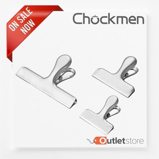 Kẹp Miệng Túi CHOCKMEN Inox 18/10 Kẹp Bịt Miệng Túi Bảo Quản Thực Phẩm Kẹp Tài Liệu Đa Năng