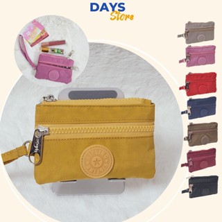 Ví Mini Đựng Tiền Cầm Tay Chất Liệu Vải Dù Trượt Nước KT 14X9X2cm, Ví Có Dây Đeo Cổ Tay, Ví Đựng Card Chìa Khóa Thẻ Xe