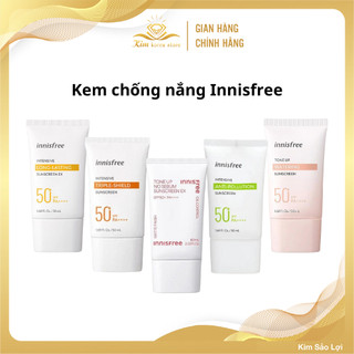 Kem chống nắng Innisfree mẫu mới đủ màu vợt sale (có bill Hàn )