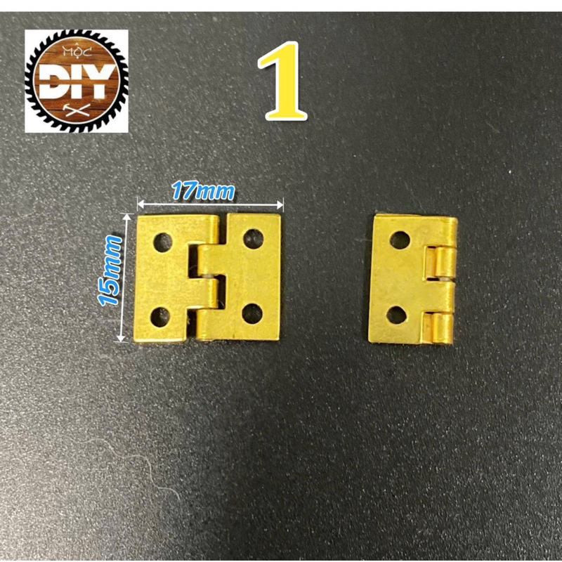 Bản lề mini 15mm. tặng kèm vít.(set 10)