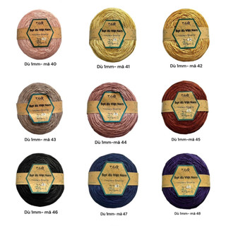 Sợi dù 1mm 200gram full màu ( link 1)