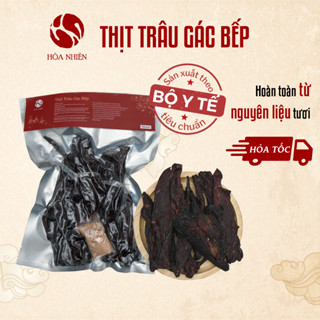 Thịt Trâu Gác Bếp Tây Bắc sấy và tẩm ướp theo công thức truyền thống của người Thái- Hòa Nhiên