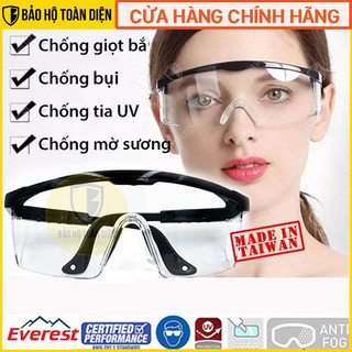 Kính bảo hộ cao cấp chống bụi, chống tia UV nhập khẩu Chính hãng Everest EV-105 Đài Loan