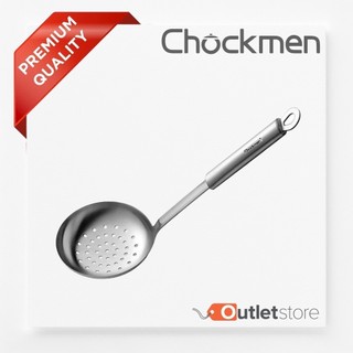 Muôi Thủng CHOCKMEN Inox 18/10 Dày Dặn Muôi Vớt Đồ Ăn Muỗng Lỗ Ăn Lẩu Trụng Đồ Nhà Bếp