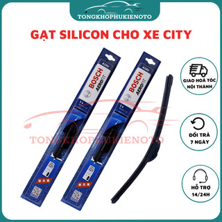 Gạt mưa xe Honda City gạt mềm không xương chính hãng B.osch ( Giá 1 đôi ) size 26-16