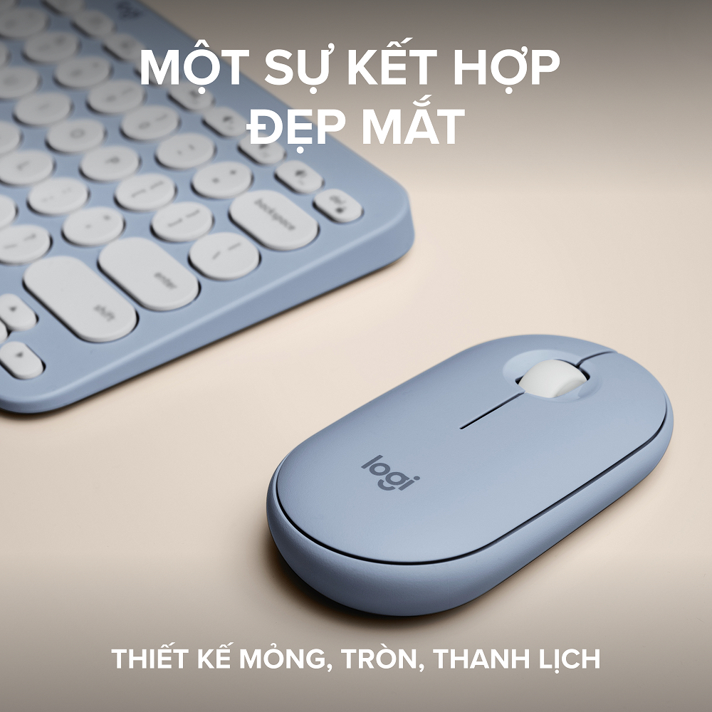 Combo Bàn phím Bluetooth Logitech K380s và chuột Bluetooth M350s - Yên tĩnh, Di động, Easy-Switch Chính hãng BH 12 tháng | BigBuy360 - bigbuy360.vn
