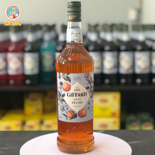 Syrup giffard đào chai 1l - peach giffard syrup