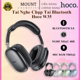 Tai Nghe Bluetooth Hoco W35 Air Tai Nghe Chụp Tai Pin Siêu Trâu 40h Nghe Nhạc Có Mic Đàm Thoại