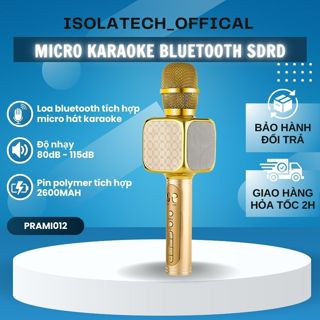 Mic hát Karaoke Bluetooth Cầm Tay hát cực hay PRAMI012
