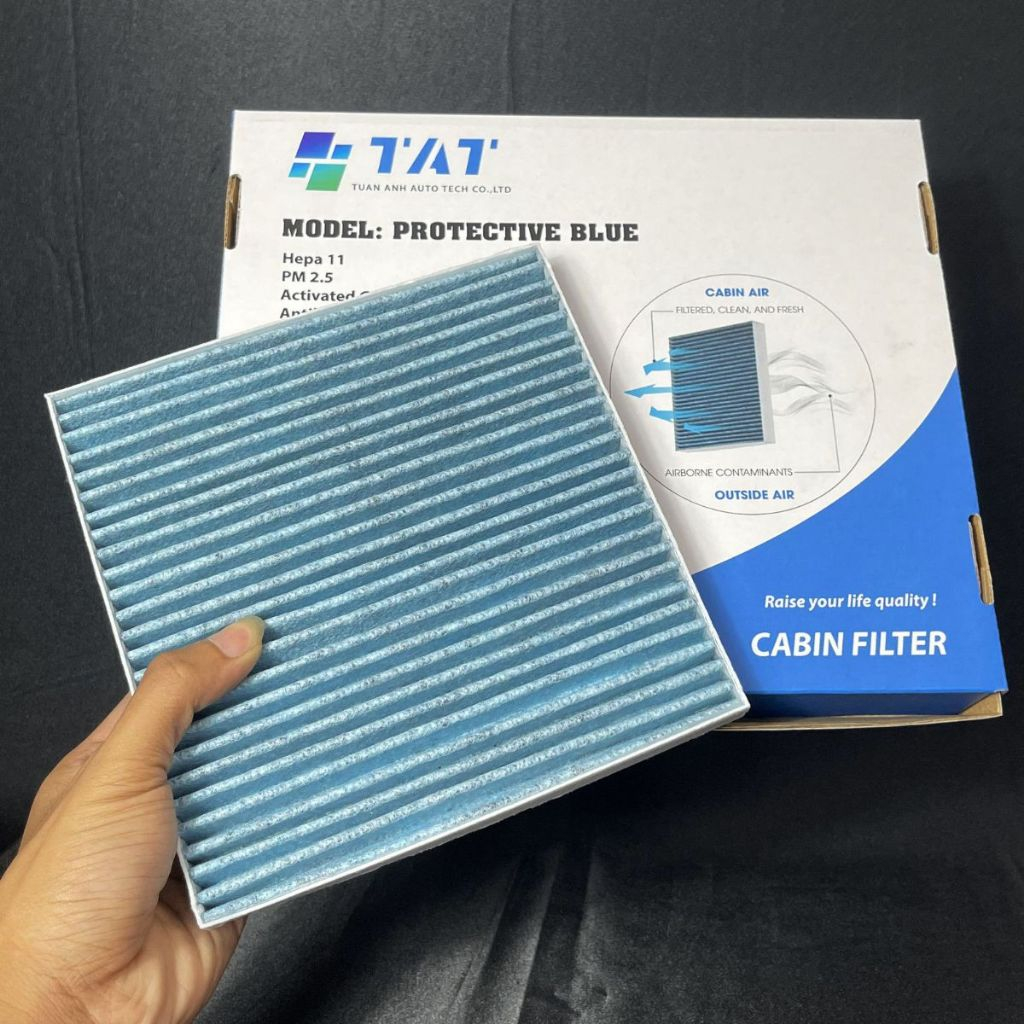 Lọc gió điều hòa  Mitsubishi Xpander, Xforce, Attrage, Mirage | TAT-Protective Blue | 7850A002