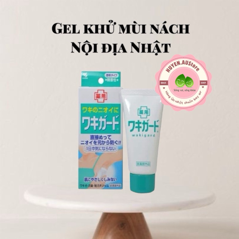 (Hàng Nhật Chuẩn-Đủ Bill) GEL khử mùi hôi nách/ Lăn nách/ Gel nách Kobayashi Nhật Bản 50ml