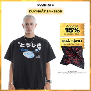 Áo thun big boxy ceramic 100% cotton - soustate chính hãng