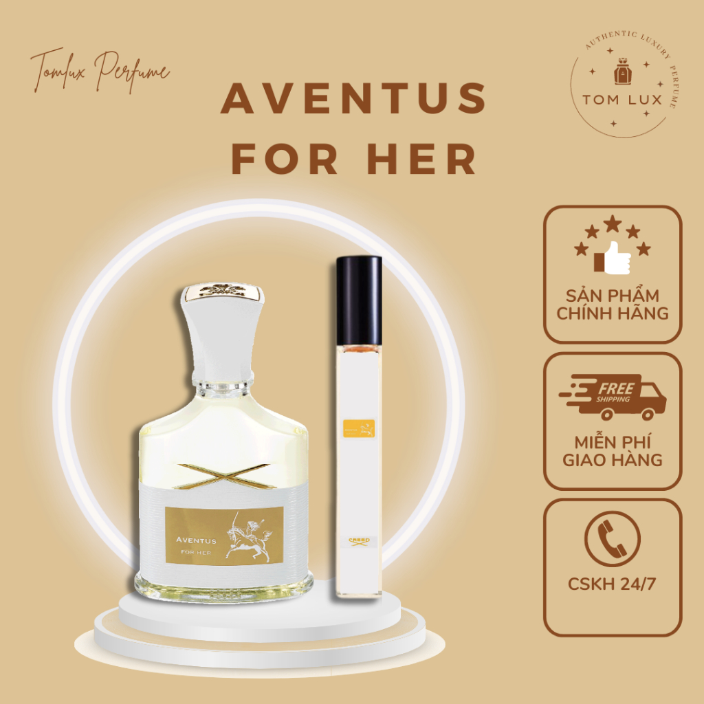(MẪU THỬ) Nước Hoa Nữ Cree₫ Aventus For Her EDP TomLux 10ml