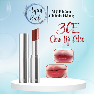 Son thỏi dưỡng ẩm môi 3ce glow lip color - 3g