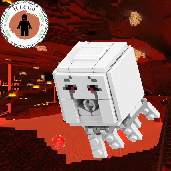 Ghast Hồn ma địa ngục giận dữ hàng mới new seal (Hướng dẫn lắp xem ảnh mô tả hoặc nhắn Shop ạ)