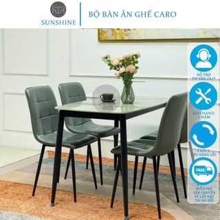 Bộ Bàn Ăn Ghế Caro - SunShine Hàng Nhâp Khẩu Cao Cấp