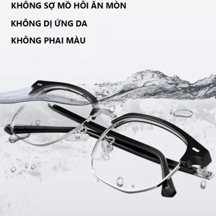 Kính cận thị kiểu clubmaster giành cho nam nữ thời trang Hàn Quốc mã 212 - Tuyết Nhung | BigBuy360 - bigbuy360.vn