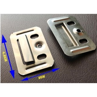  GIÁ SỈ Combo 100 cái Ke inox kẹp nẹp liên kết tấm ốp gỗ tường trần nhựa PVC hàng dày đẹp 