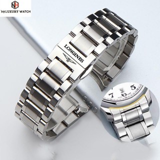  Dây đồng hồ kim loại Thép Không Gỉ Dành Cho Longines master watch 3 đường 