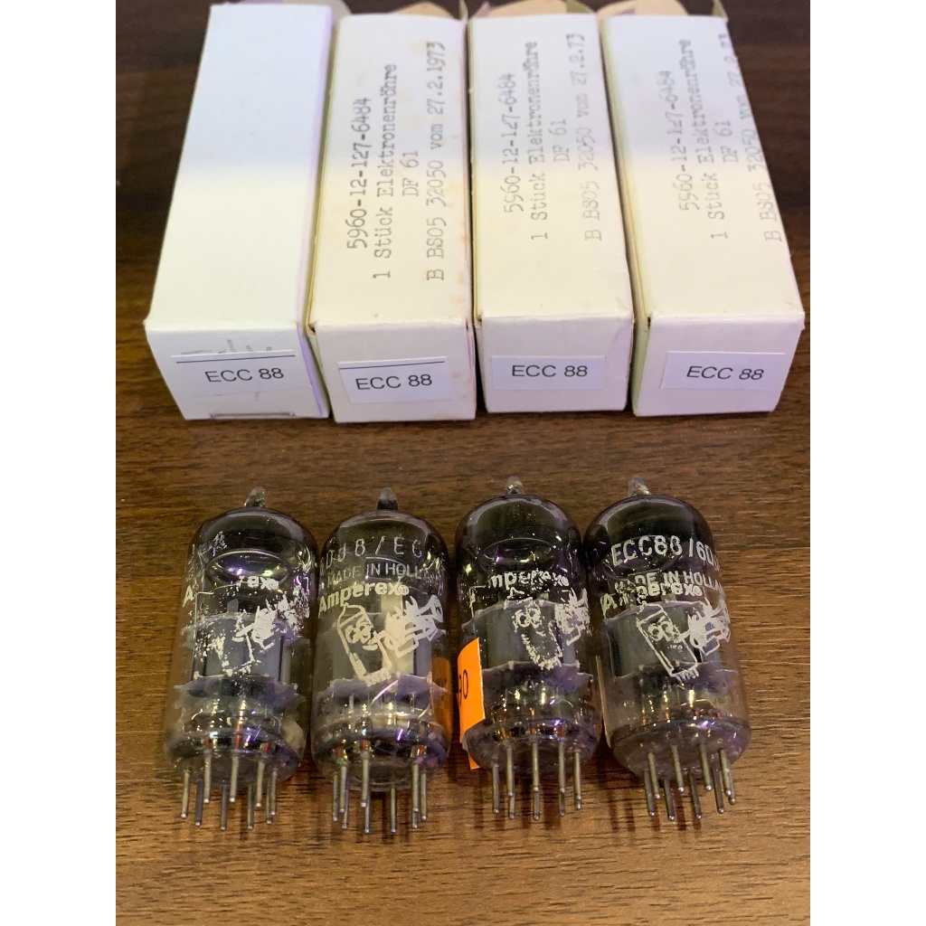 Bóng đèn E88cc/Ecc88/6DJ8/ 6922 -Amperex - Made in Hà Lan