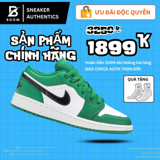 Giày Air Jordan 1 Low Pine Green 553558-301 Authentics Thể Thao Dành Cho Nam Nữ, Jordan 1 Low Real FullBox Boom Sneaker