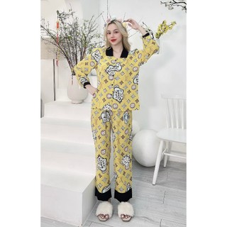 (TAY DÀI) BỘ LỤA SATIN THIẾT KẾ MẪU MỚI