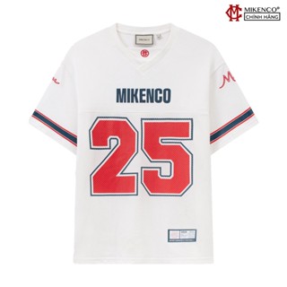 Áo phông unisex MIKENCO 25 Mesh Jersey Tshirt White