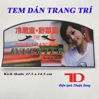 COMBO 10 TEM DÁN TRANG TRÍ HÀNG NỘI ĐỊA NHẬT