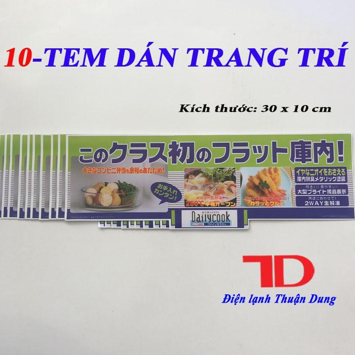 COMBO 10 TEM DÁN TRANG TRÍ HÀNG NỘI ĐỊA NHẬT