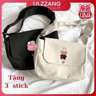  Túi tote đeo chéo vải túi học thêm canvas thời trang cho học sinh sinh viên đi học đi chơi phong cách Hàn Quốc TC2 