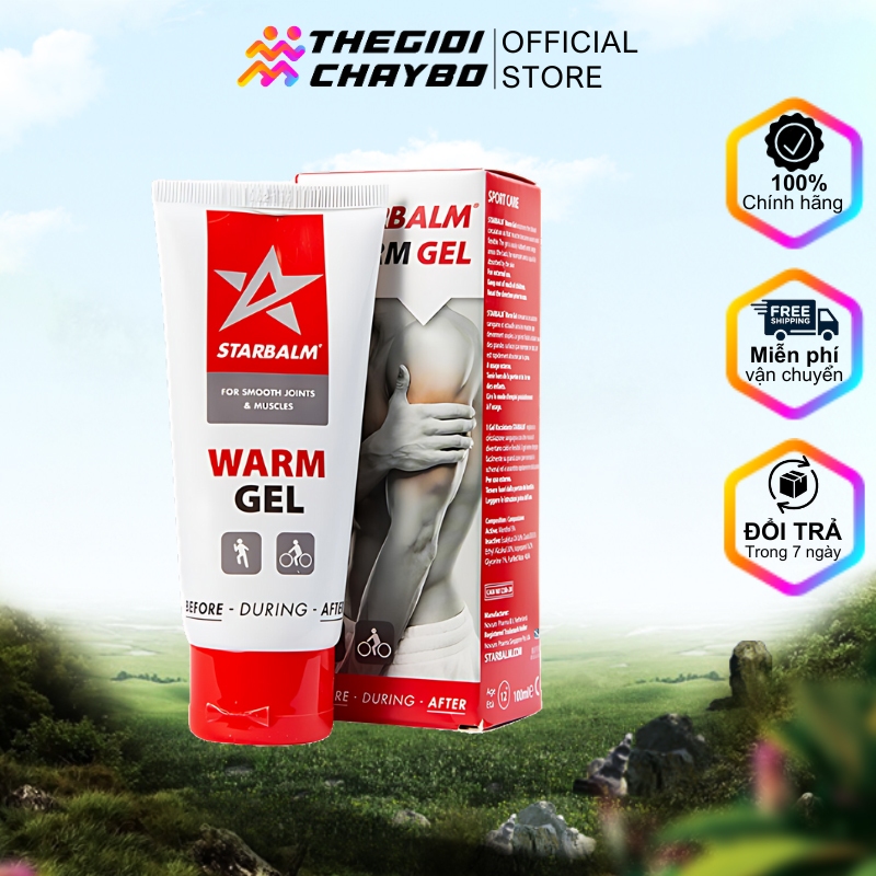 Gel Nóng STARBALM 100ml – Làm Nóng Cơ, Giảm Đau Nhức, Ngăn Ngừa Chấn Thương