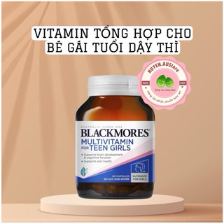 (Đủ Bill+Tem Chemist) Vitamin Tổng hợp cho bé Gái tuổi Teen Blackmores for Teen Girls