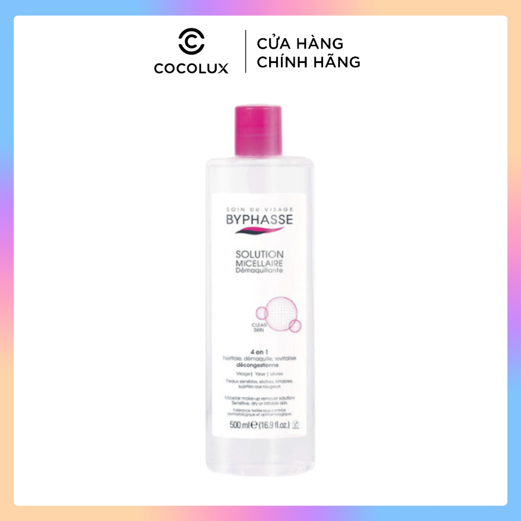 Nước Tẩy Trang Byphasse Solution Micerallaire Face