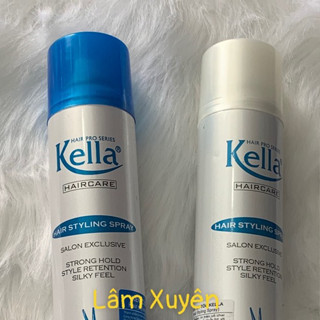 Keo xịt tóc gôm xịt tóc KELLA 420ml CHÍNH HÃNG giữ nếp tóc,tạo kiểu nhanh gọn dang xịt phun sương