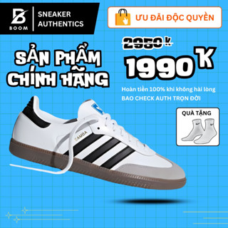 Giày Adidas Samba Vegan ‘White Black’ H01877 Authentics Thể Thao Nam Nữ Jordan 1 Low Real FullBox Boom Sneaker 