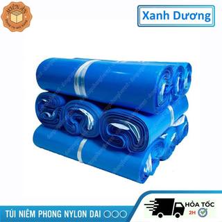   1 kg  Túi gói hàng niêm phong túi nilon PE màu Xanh Dương lớp keo dán siêu tiện lợi hàng có sẵn nhiều size 