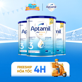 Combo 3 Sữa bột Aptamil Profutura Kid Cesarbiotik New Zealand số 3 cho bé từ 24 tháng tuổi