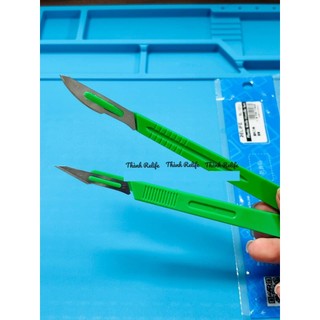 Cán dao nhựa mổ số 3 (lắp lưỡi 11) & Cán số 4 (Lắp lưỡi 23) - 10 lưỡi/túi