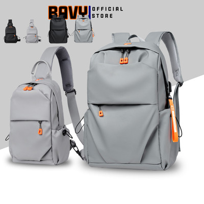Túi đeo chéo và balo nam Ba Vy FASHION đi học đi chơi chống nước đựng điện thoại laptop thiết kế thời thượng KH02
