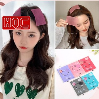 Miếng dán giữ cài tóc mái Hàn Quốc khi kẹp tóc rửa mặt, makeup, trang điểm (Combo 2 miếng)  HQC-047