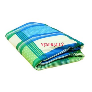 Áo bọc nệm 1m6x2mx10cm Dày 1Tấc dùng cho 2 mặt loại dày tự may Giao Màu Ngẫu Nhiên
