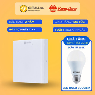 Đèn led ốp trần vuông ln12n đổi màu 220x220/24w rạng đông - elmall