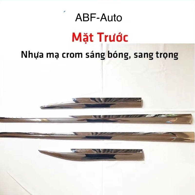 Bộ Ốp Sườn, Nẹp Sườn Toyota Camry 2018-2025 - Chất Liệu Inox