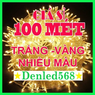 Dây đèn Led trang trí bóng kim nháy chớp cuốn cây 50m 100m sân vườn ngoài trời