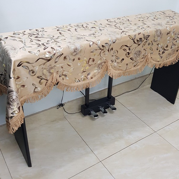 Khăn phủ đàn Piano điện Hoa Vàng Cát