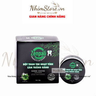 Bột than tre hoạt tính làm trắng răng zenpali [Chính hãng 100%]