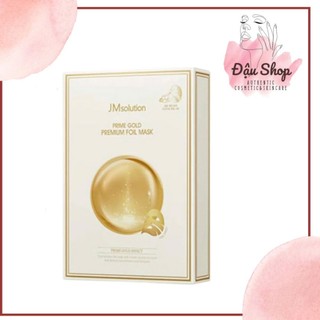  Hộp 10 miếng Mặt Nạ JM Solution cao cấp Prime Gold Premium Foil Masksăn chắc chống lão hóa da 